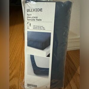 Brand New IKEA Navy Twin Fitted Sheet